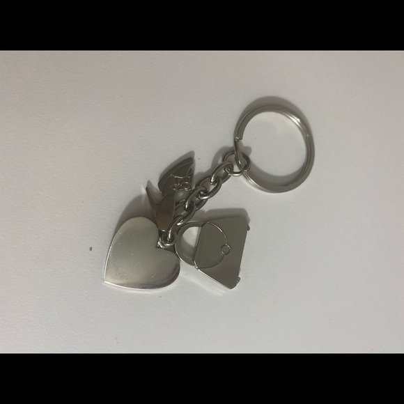 Keychain NINE WEST keychain silver color bag charm - Picture 7 of 9